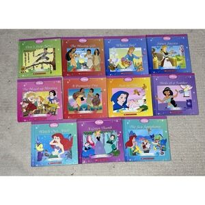 Disney Princess Books Set of 11 Scholastic Hardcover